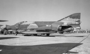 RAAF F-4E Phantom on display at the RAAF 50th anniversary airshow in 1971