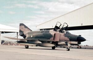RAAF F-4E Phantom A69-7209 with front and rear cockpits open