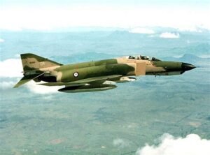 RAAF F-4E Phantom in flight during Australian service
